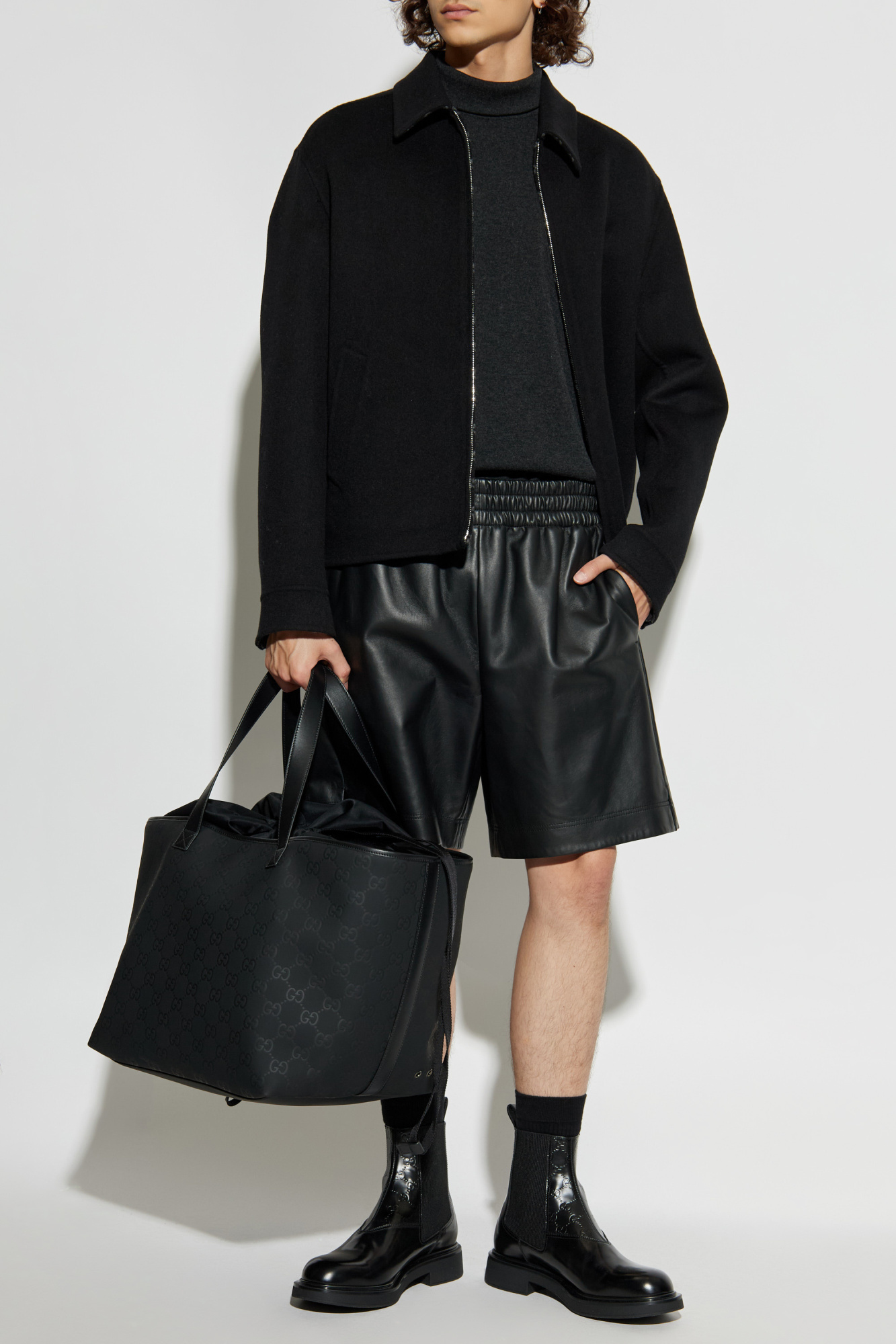 Gucci Leather shorts | Men's | Vitkac